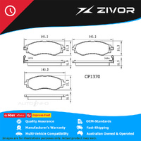 PREMIER Ceramic DB1370 Brake Pads For DAEWOO LEGANZA 2.2 V100 #CP1370