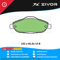 New PROTEX Brake Pads For PEUGEOT 308 TOURING XS HDi 1.6L DV6TED4 #DB2119CP
