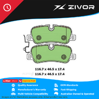 New PROTEX Brake Pads For LAND ROVER RANGE ROVER VOGUE TDV8 3.6L 368DT #DB1781UP