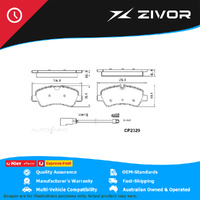 PREMIER Ceramic DB2329 Brake Pads For FORD TRANSIT 350L LWB VO 2.0L YNR6 #CP2329
