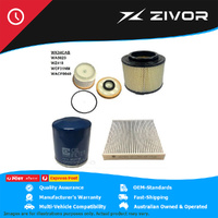 WESFIL Filter Service Kit For TOYOTA HILUX SR KUN26R 3.0L 1KDFTV #WK34CAB