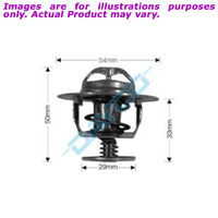 New DAYCO Thermostat 54mm Dia 82C For Hyundai Santa Fe DT67A