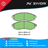 New PROTEX Brake Pad-Blue For MITSUBISHI TRITON GL, GLX MK 1996-2000 #DB2160B