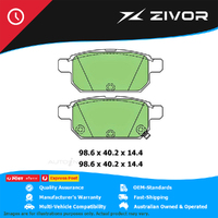 PROTEX Ultra Disc Pad Set For SUZUKI S-CROSS GLX JY M16A 2014-On #DB2364CP