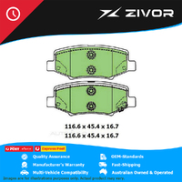 PROTEX Brake Pads For JEEP WRANGLER SPORT JK 2D Convertible 3.6L ERB #DB2003UP