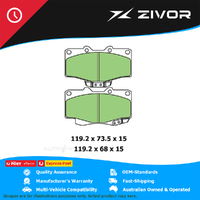 PROTEX Ultra Brake Pads - Front For TOYOTA LANDCRUISER HJ75R 2H #DB1323CP