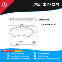 PREMIER Ceramic DB2328 Brake Pads For FORD TRANSIT 350E LWB JUMBO VO #HDCP2328