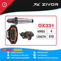 GOSS Oxygen Sensor - 4 Wire Wide For HOLDEN ASTRA i Turbo TS #OX331