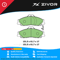 PROTEX Brake Pads-Front For FORD RANGER XL HI-RIDER SUPER CAB PJ, PK DB1366CP
