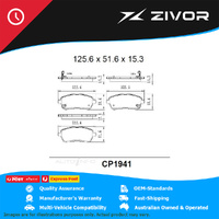 PREMIER Ceramic DB1941 Brake Pads For FORD FIESTA CL, ZETEC WS 1.6L HXJA #CP1941