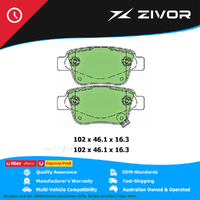 PROTEX Ultra Brake Pads - Rear For TOYOTA ALPHARD ANH20R 2AZFE #DB1914CP