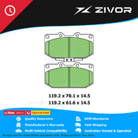 PROTEX Ultra Brake Pads - Front For SUBARU IMPREZA SPORTSWAGON GF, G10 #DB1170CP