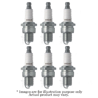 6x New NGK M14x1.25 Non-Resistor Standard Spark Plug For NISSAN URVAN BP5ES-11
