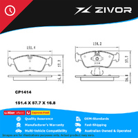 PREMIER Ceramic DB1414 Brake Pads For BMW 320i E46 2.2L M54B22 2002-2007 #CP1414