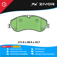 PROTEX Ultra Disc Pad Set For FORD TRANSIT 350E LWB JUMBO VO CVR5 #DB3208CP