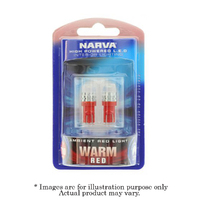 New NARVA LED T10 Base W2.1x9.5d Wedge Warm Red Globe Suit For HONDA 18068BL