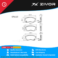 PREMIER Ceramic DB1113 Brake Pads For MITSUBISHI STARWAGON 2.4L 4G64 #CP1113