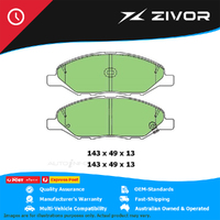 PROTEX Ultra Brake Pads - Front For NISSAN CUBE CUBIC Z11 CR14DE #DB1819CP