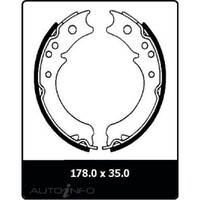 New PROTEX Parking Brake Shoe For Isuzu NPR57 1984-1988 N1556
