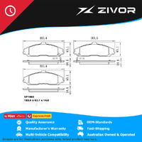 PREMIER Ceramic DB1868 Brake Pads For FPV SUPER PURSUIT BA 5.4L BOSS 290 #CP1868