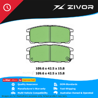 PROTEX Ultra Brake Pads - Rear For HOLDEN MONTEREY 6VE1 2000-2001 #DB1280CP