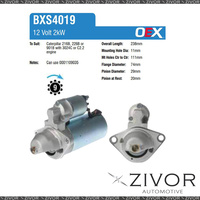 BXS4019-OEX Starter Motor 12V 9Th CW Bosch Style For CATERPILLAR 226B3