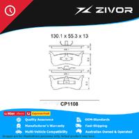 PREMIER Ceramic DB1108 Brake Pads For FORD FALCON GL EA 3.2L 3.2 #CP1108