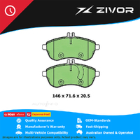 PROTEX Ultra Disc Pads For MERCEDES BENZ C200 KOMPRESSOR S204 M271.950 #DB2181CP