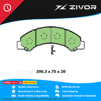 New PROTEX Brake Pad-Blue For HINO 300 818 XZ1419R 2010-2011 #DB1992B