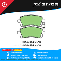 PROTEX Ultra Brake Pads - Front For SUBARU IMPREZA GC. G10 EJ18 #DB1342CP