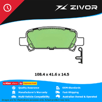 PROTEX Brake Pads-Rear For SUBARU FORESTER S/TB, T/TB, STI SF. S10 DB1379CP