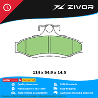 PROTEX Brake Pads-Rear For MITSUBISHI DIAMANTE ADVANCE, EXECUTIVE TJ DB1204CP
