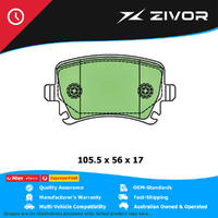 PROTEX Ultra Brake Pad For SKODA OCTAVIA ELEGANCE 2.0 FSI 1Z BVY #DB1865CP