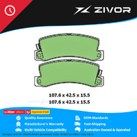 PROTEX Ultra Brake Pads - Rear For TOYOTA CAMRY 4WS SV42R 3SFE #DB422CP