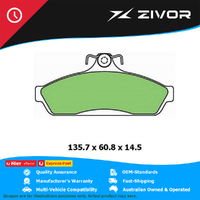 New PROTEX Brake Pads For HOLDEN COMMODORE BERLINA USA 5.0L 304 (LB9) #DB1085UP