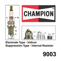 6x New CHAMPION Performance Driven Quality Iridium Spark Plug #9003