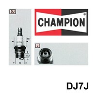 6x New CHAMPION Performance Driven Quality Small Engine Spark Plug #DJ7J