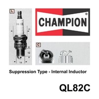 6x New CHAMPION Performance Driven Quality Marine / Motorcycle Spark Plug #QL82C