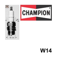 6x New CHAMPION Performance Driven Quality Industrial Spark Plug #W14