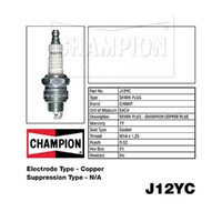 6x CHAMPION Performance Driven Quality Copper Plus Spark Plug For Holden #J12YC
