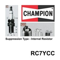 6x CHAMPION Performance Driven Quality Copper Plus Spark Plug For Lotus #RC7YCC