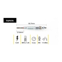 4x New TRIDON Premium Australian Quality Glow Plug For Nissan #TGP076