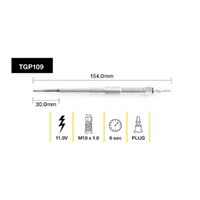 4x New TRIDON Premium Australian Quality Glow Plug For Subaru #TGP109