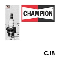 4x New CHAMPION Performance Driven Quality Small Engine Spark Plug #CJ8