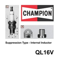 4x New CHAMPION Performance Driven Quality Marine Spark Plug #QL16V