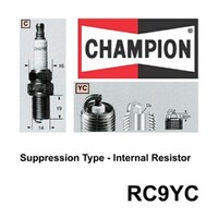 4x CHAMPION Performance Driven Quality Copper Plus Spark Plug For Holden #RC9YC