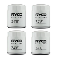 4x Pack of New RYCO Oil Filter Z418 - Equiv. Sakura C-1123, Wesfil WZ418/WZ422