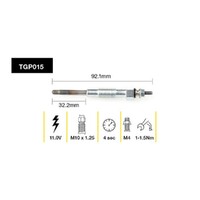 2x New TRIDON Premium Australian Quality Glow Plug For Toyota #TGP015