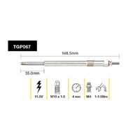 2x New TRIDON Premium Australian Quality Glow Plug For Ford #TGP067