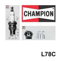 2x New CHAMPION Performance Driven Quality Marine / Motorcycle Spark Plug #L78C